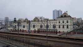 Железнодорожный вокзал. 12.04.2021 г. (ракурс)