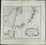 Карта Курильских островов. Ориентировочно 1820 год.