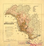 Схематическая карта Амурской области. Ориентировочно 1902 год.